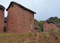 Selling online Photos of Madagascar, typical houses of Madagascar Highlands in Ambositra area Anjoma Nandihizana, Ravo.Madagascar 2019 picture