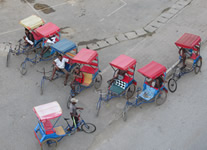 Selling online Photos of Madagascar, rickshaws in Toliara, Ravo.Madagascar 2019 picture