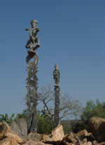 Selling online Photos of Madagascar, aloalo funeral object in the South part of Madagascar, Ravo.Madagascar 2011 picture