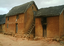 Selling online Photos of Madagascar, typical architecture in the highlands of Madagascar, Amboanemba village, Ravo.Madagascar 2004 picture