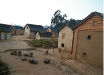 Selling online Photos of Madagascar, typical architecture in the highlands of Madagascar, Mahasoa village in Andringitra national park area, Ravo.Madagascar 2009 picture