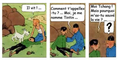 Hergé les aventures de Tintin et Milou - Le Lotus bleu