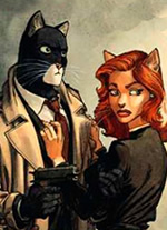 Blacksad
et son premier amour Natalia assassinée dès la première page
du premier album : ---Quelque part entre les ombres--- BD, Historique de la Bande Dessinee, Comics book - Blacksad de Juan Diaz Canales et de Juanjo Guarnido
