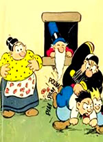 Katzenjammer Kids
alias - Pim Pam Poum -
La plus ancienne BD au monde ( 1897 ) encore en activité