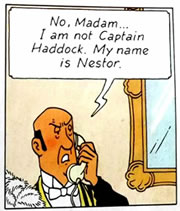 Hergé les aventures de Tintin - Nestor