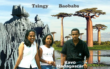 Trip to Madagascar, the Tsingy and Allee of Baobabs, Ravo.Madagascar webmaster of Christian thought